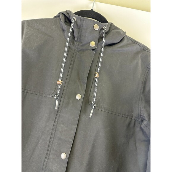 Eddie Bauer Charly Parka Weatheredge Waterproof Rain Jacket Black Women Large - Picture 4 of 16